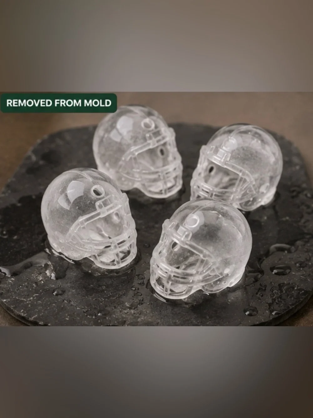 Silicone Super Bowl Football Helmet Ice Mold